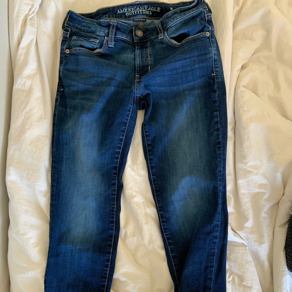 dark wash skinny jeans